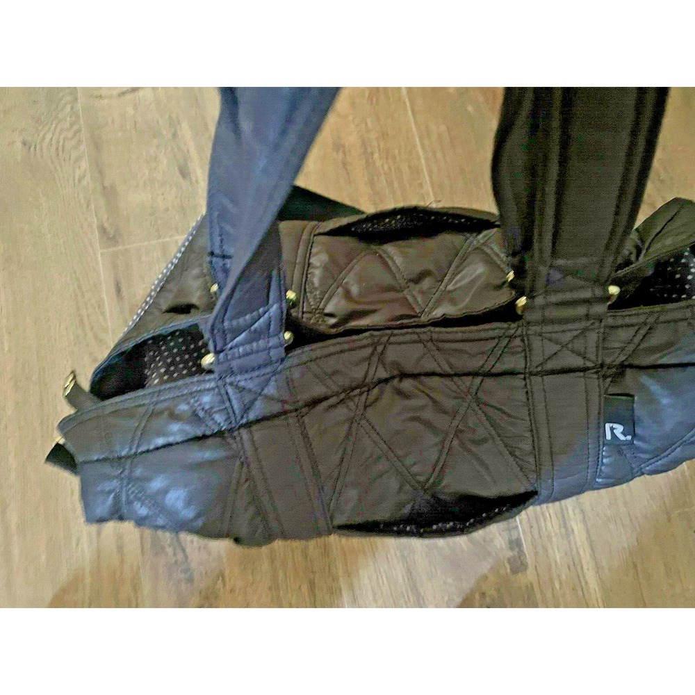 Mammy Roo Diaper Handbag Crossbody Shoulder Bag Black Many Pockets - Picture 13 of 16